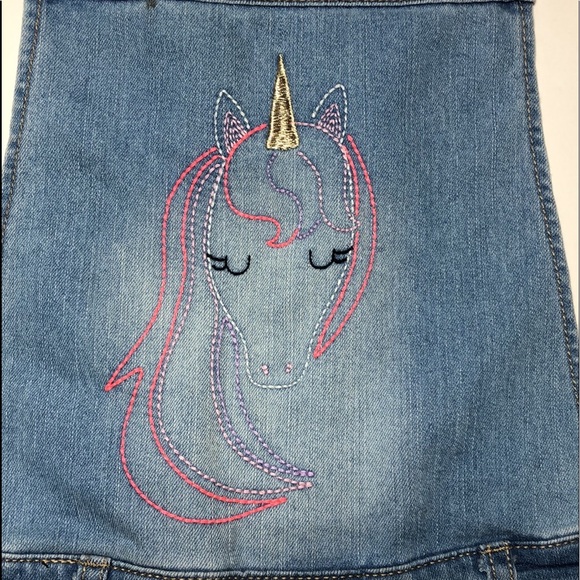 Girl’s Cat & Jack Denim Overall L - Picture 10 of 11